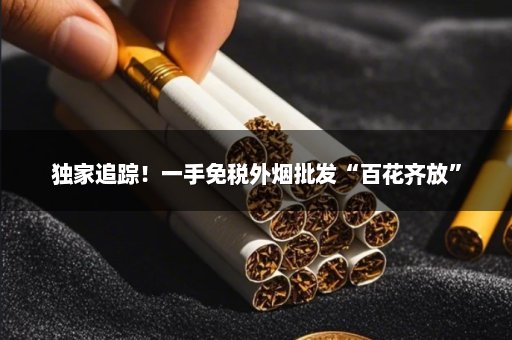 独家追踪！一手免税外烟批发“百花齐放”